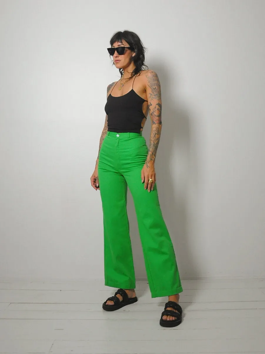 1970's Shamrock Flared Pants 24x30