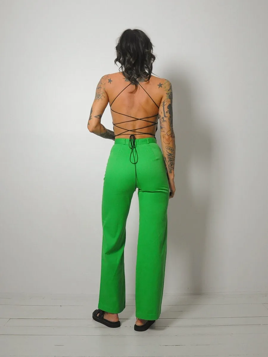 1970's Shamrock Flared Pants 24x30