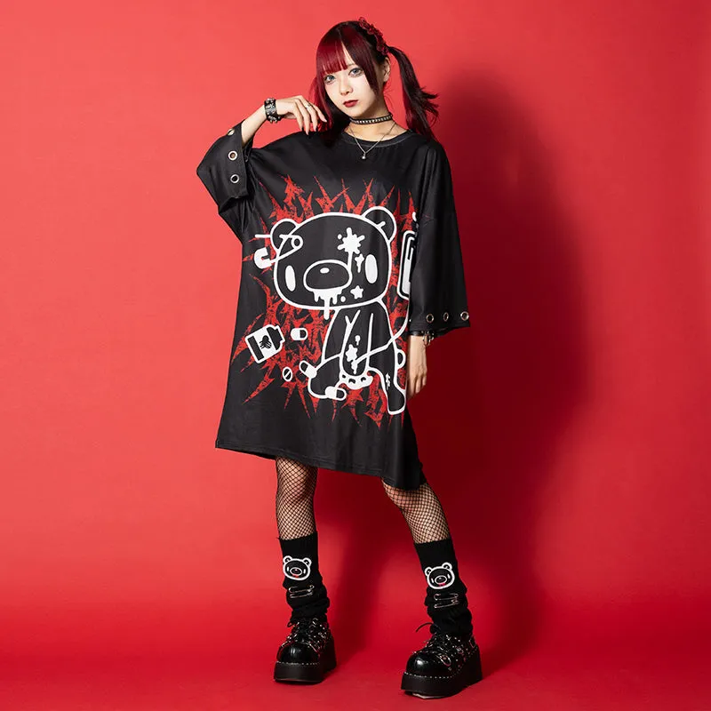 ACDC RAG & Gloomy Bear dark ring huge t-shirt