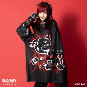 ACDC RAG & Gloomy Bear dark ring huge t-shirt