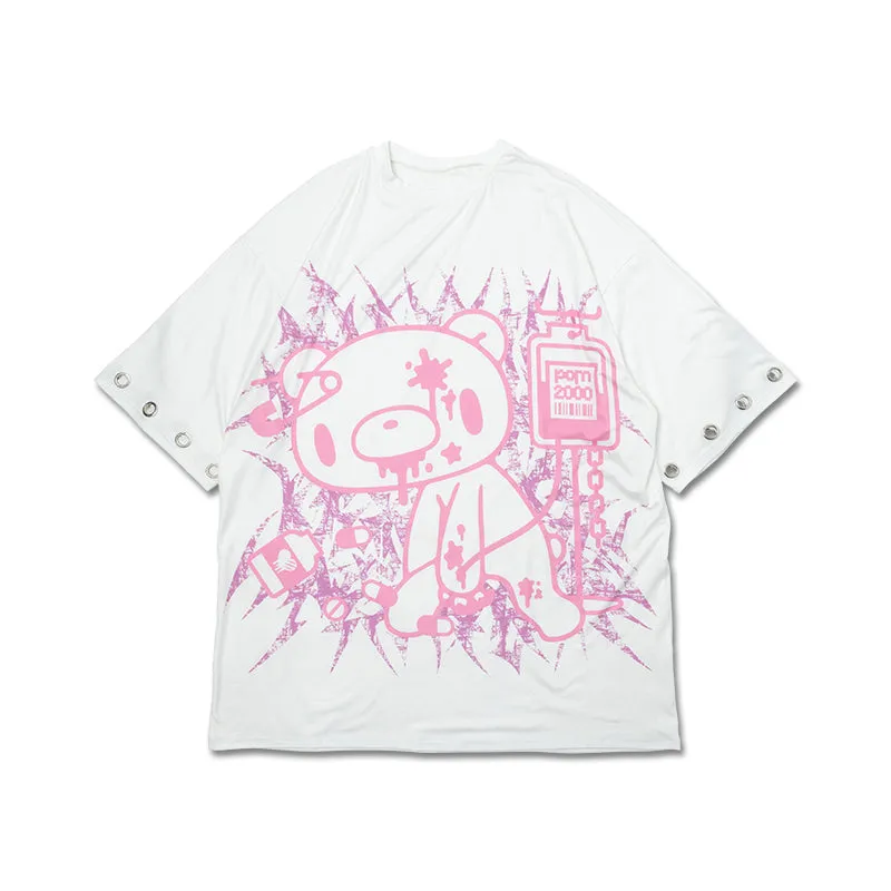 ACDC RAG & Gloomy Bear pastel ring huge t-shirt