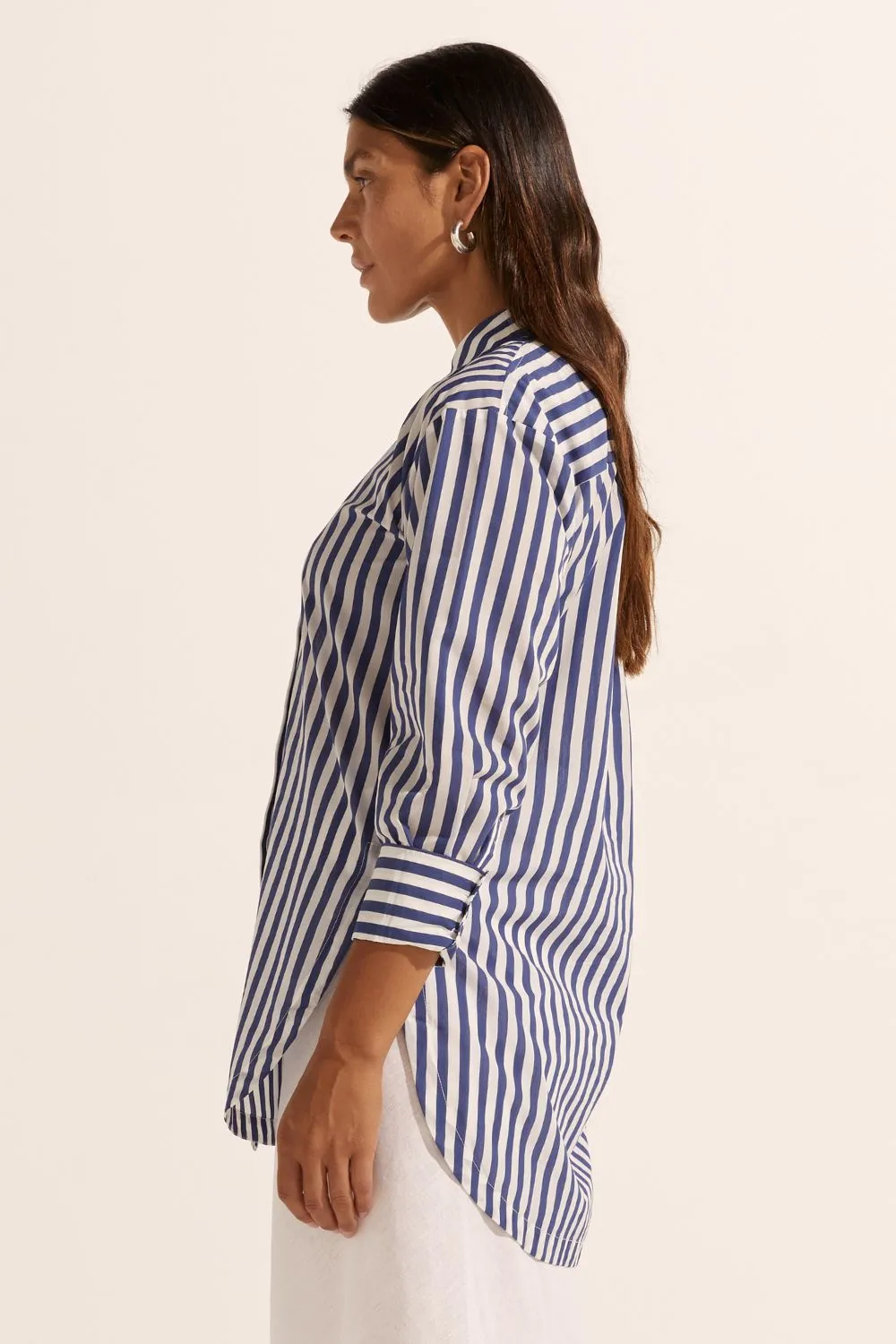 Adage Top in Navy Stripe