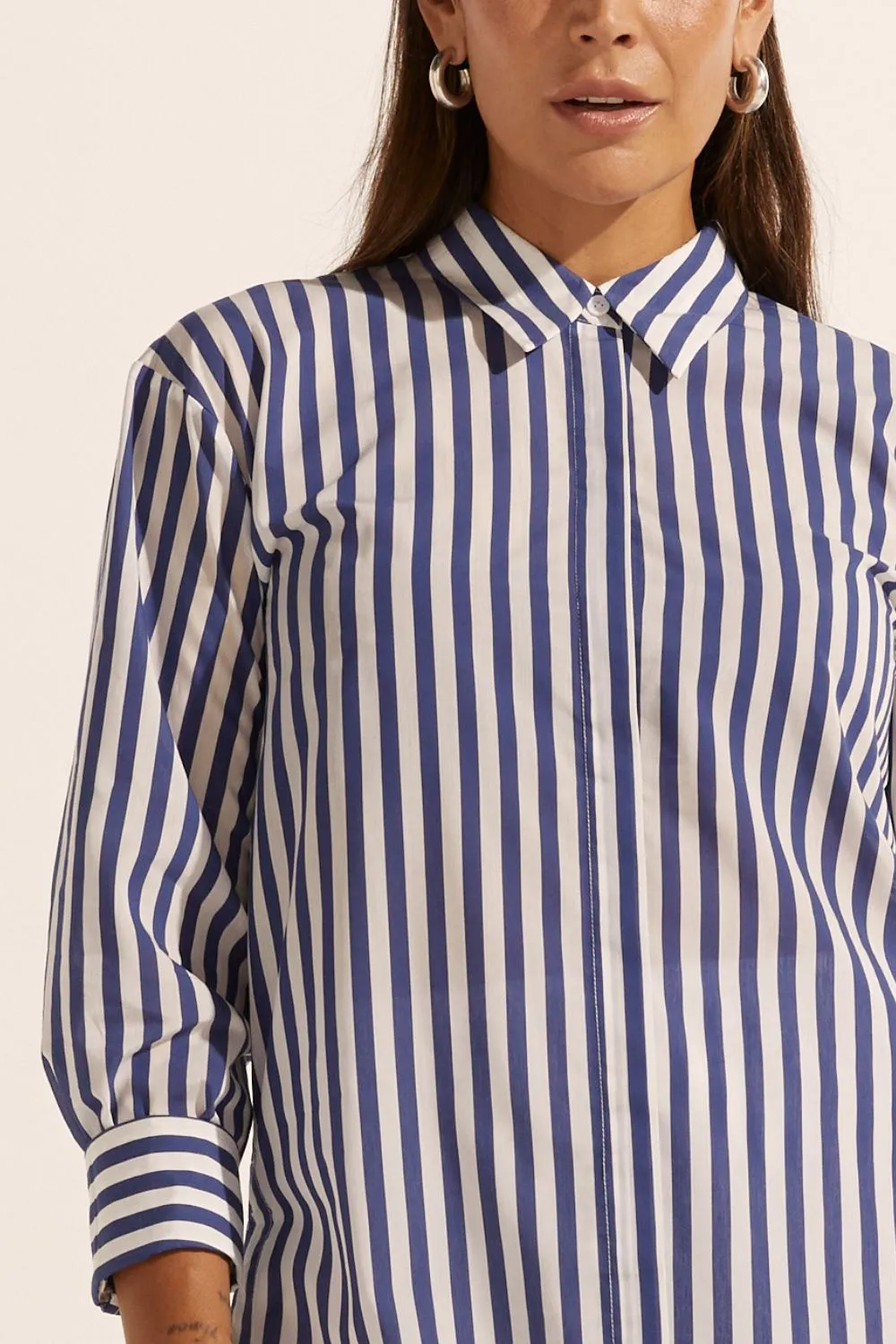 Adage Top in Navy Stripe