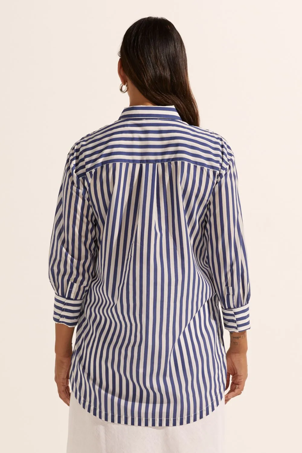 Adage Top in Navy Stripe