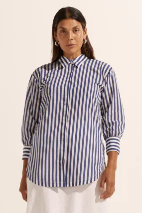 Adage Top in Navy Stripe