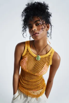 Alani String Net Vest Dress