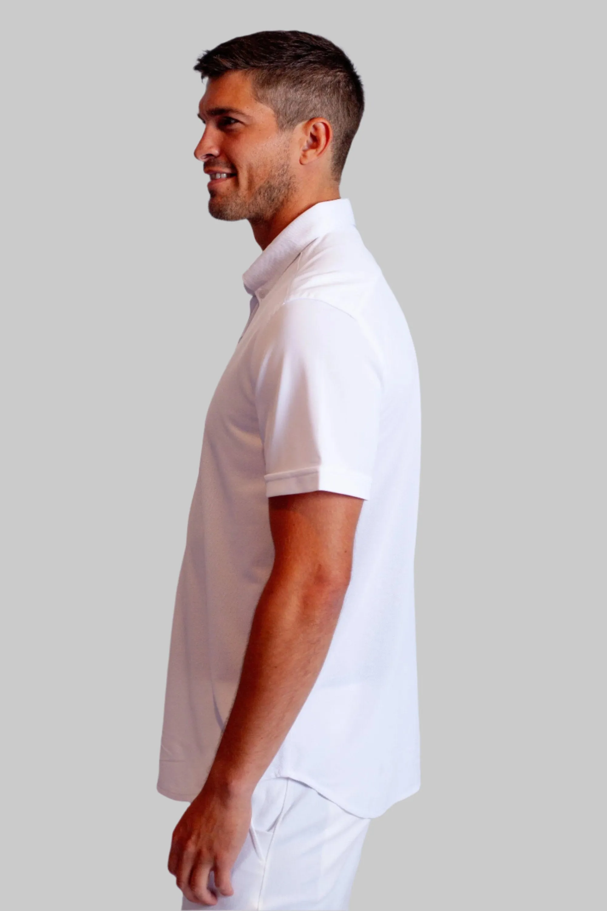 All Season's Short Sleeve Tech Shirt - White