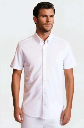 All Season's Short Sleeve Tech Shirt - White