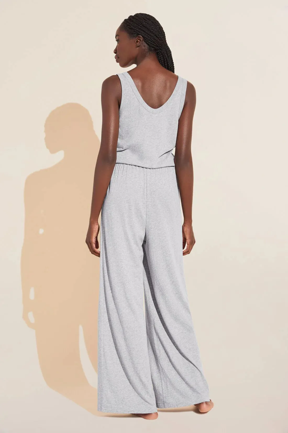 Aloe Infused Cotton Wide Leg Jumpsuit