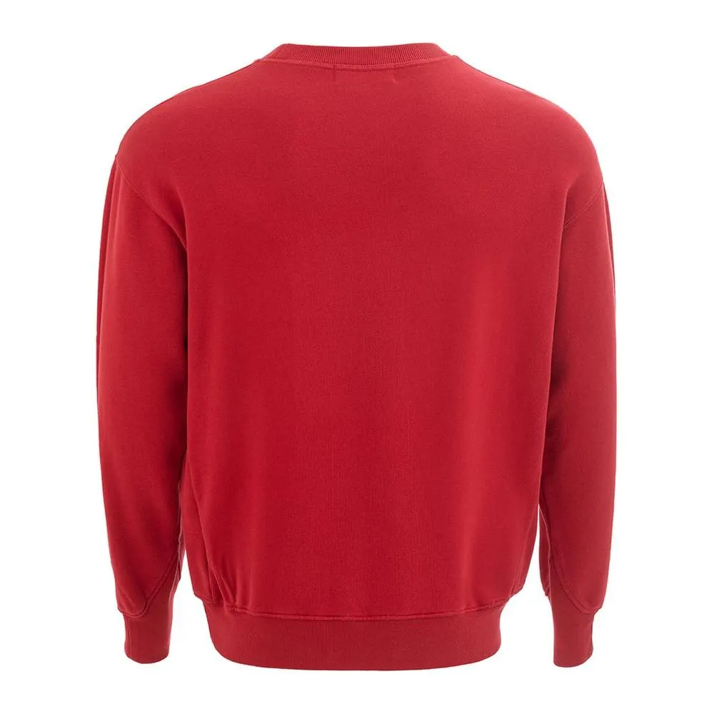 Ambush Elevated Red Cotton Sweater