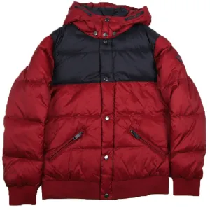 Armani Junior Red Down Nylon Jacket