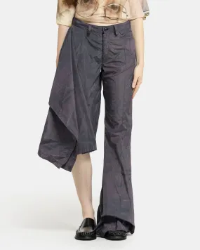 Asymmetric Zampa Pants in Purple