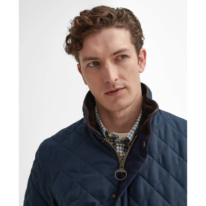 Barbour Lydford Quilted Mens Jacket - Navy