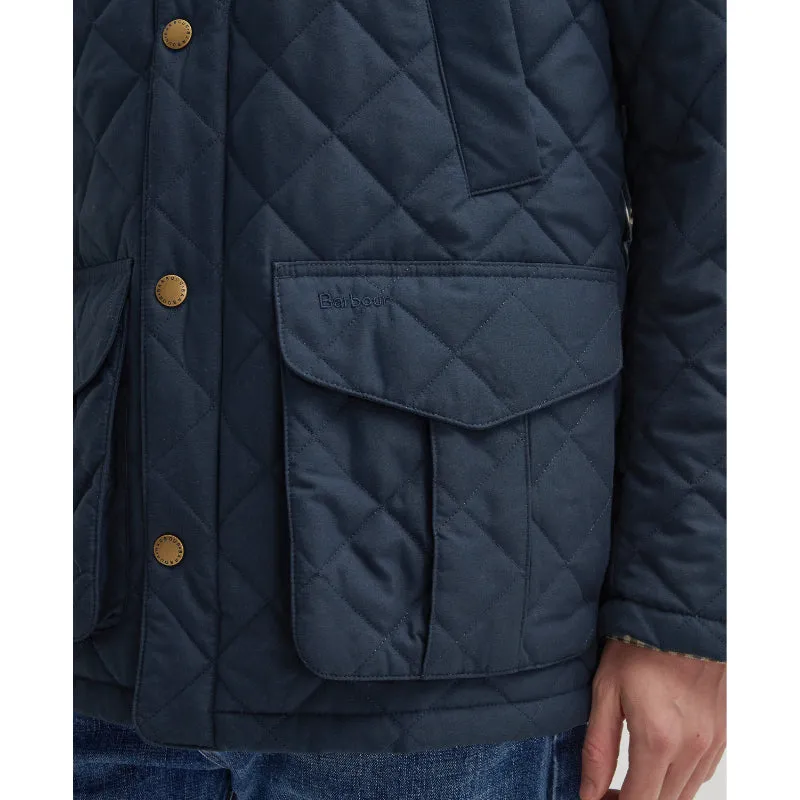 Barbour Lydford Quilted Mens Jacket - Navy