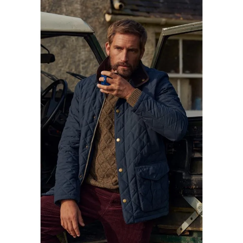 Barbour Lydford Quilted Mens Jacket - Navy