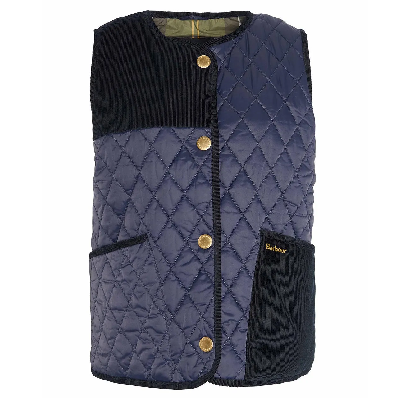 Barbour Womens Healy Liner Navy / Classic