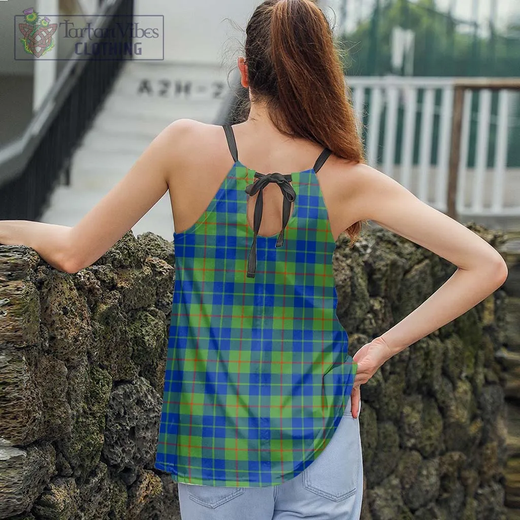 Barclay Hunting Ancient Tartan Loose Halter Neck Camisole