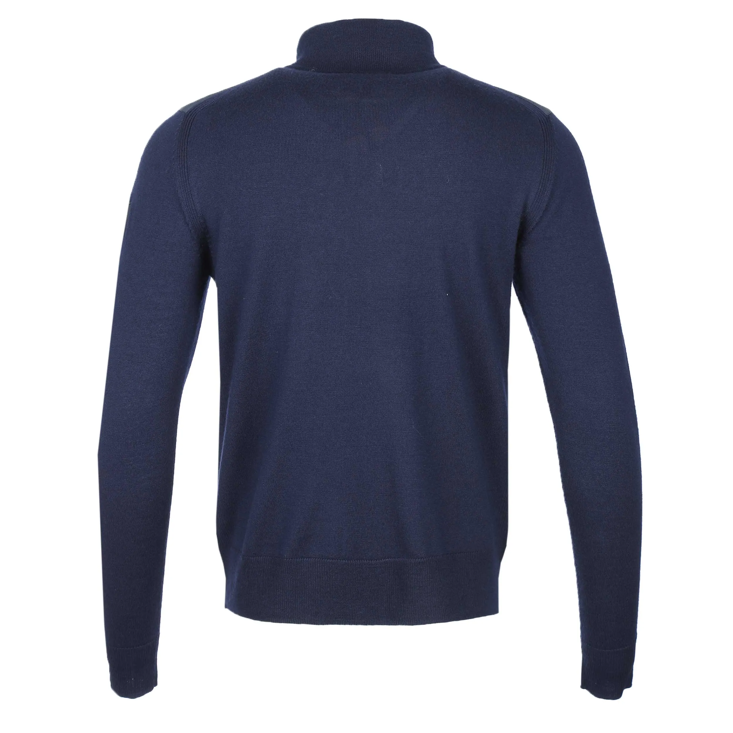 Belstaff Kelbrook Zip Cardigan Knitwear in Washed Navy