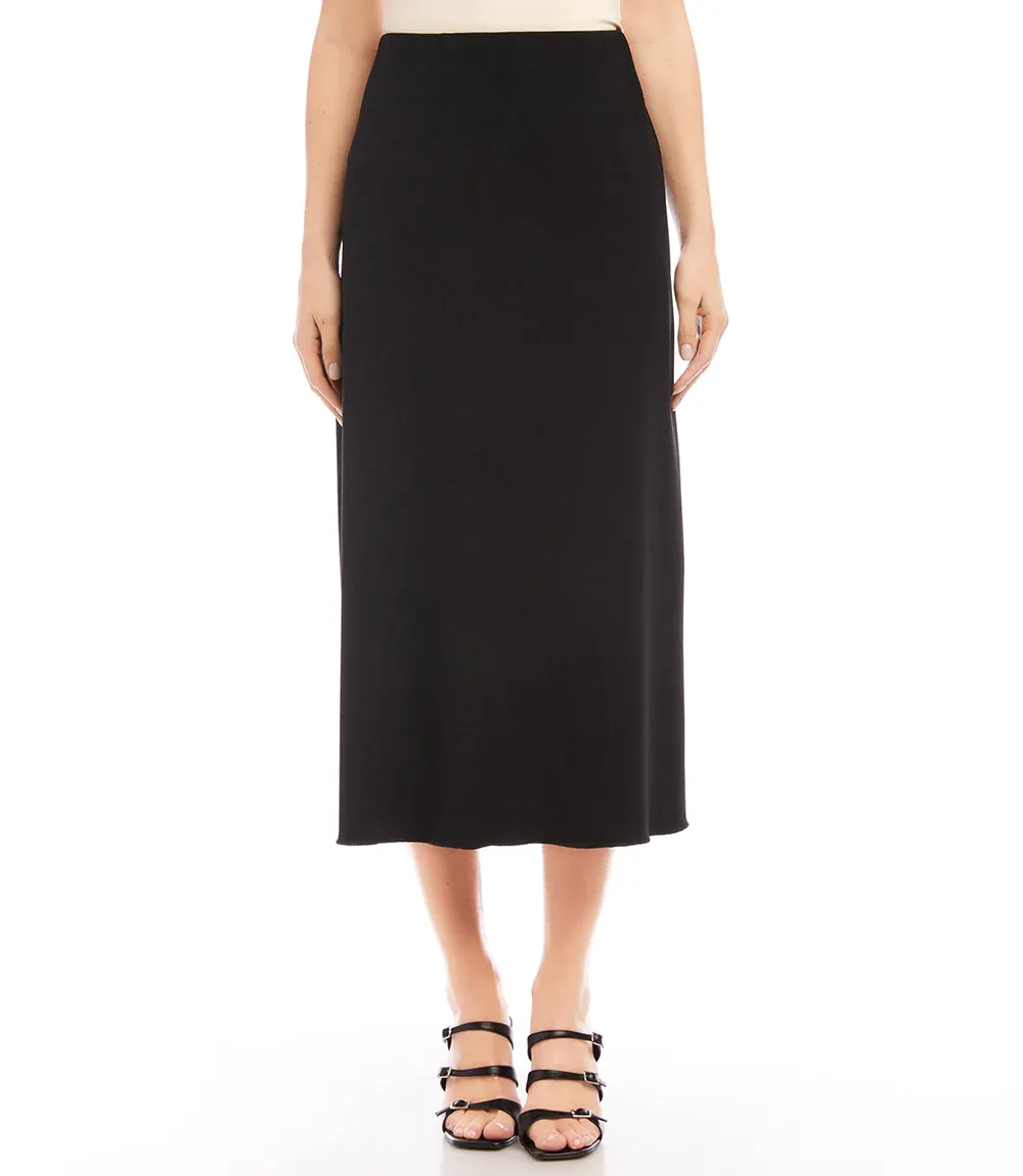 Bias Cut Midi Skirt