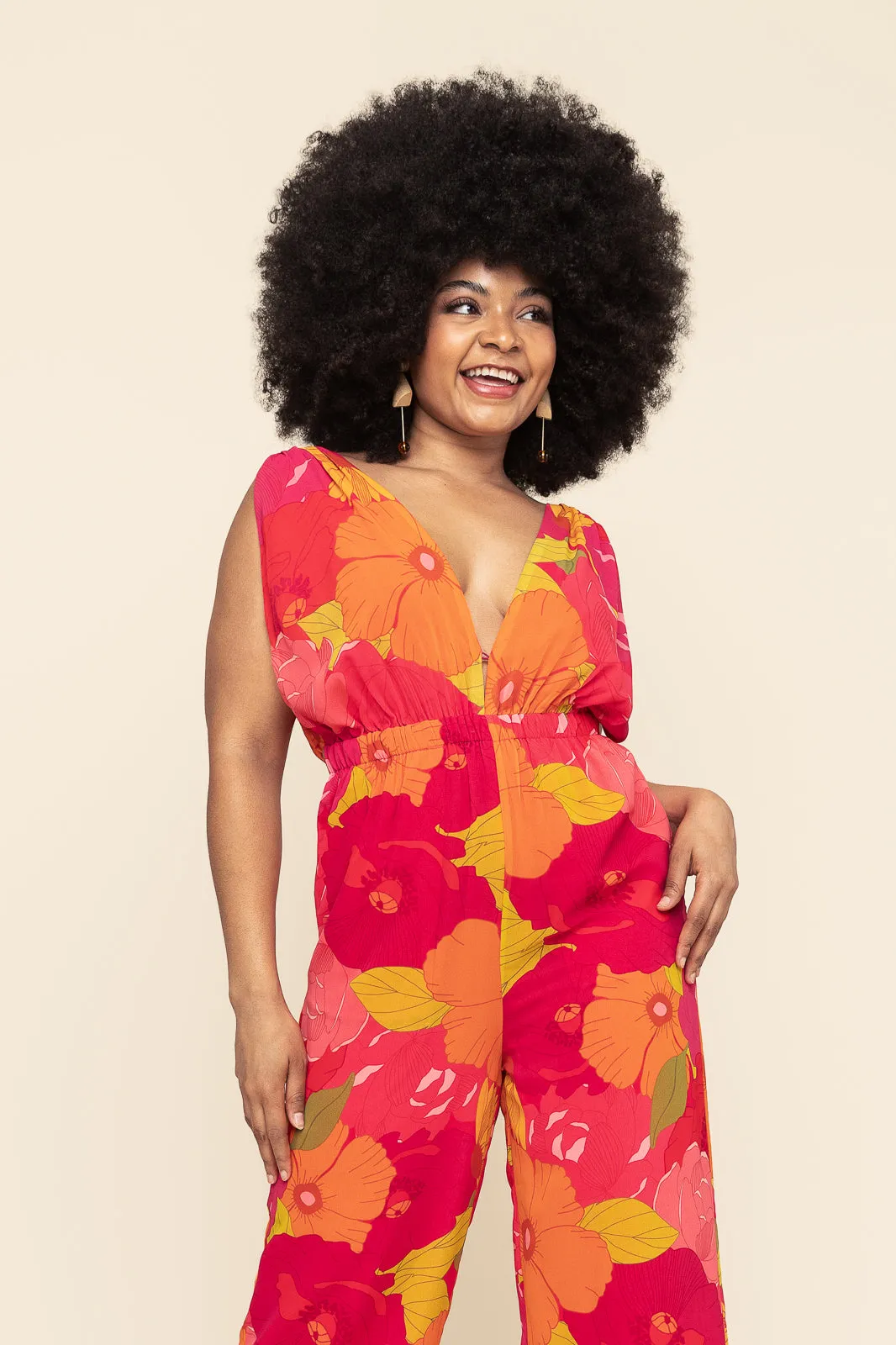 Bloom Plunge Jumpsuit (Final Sale)