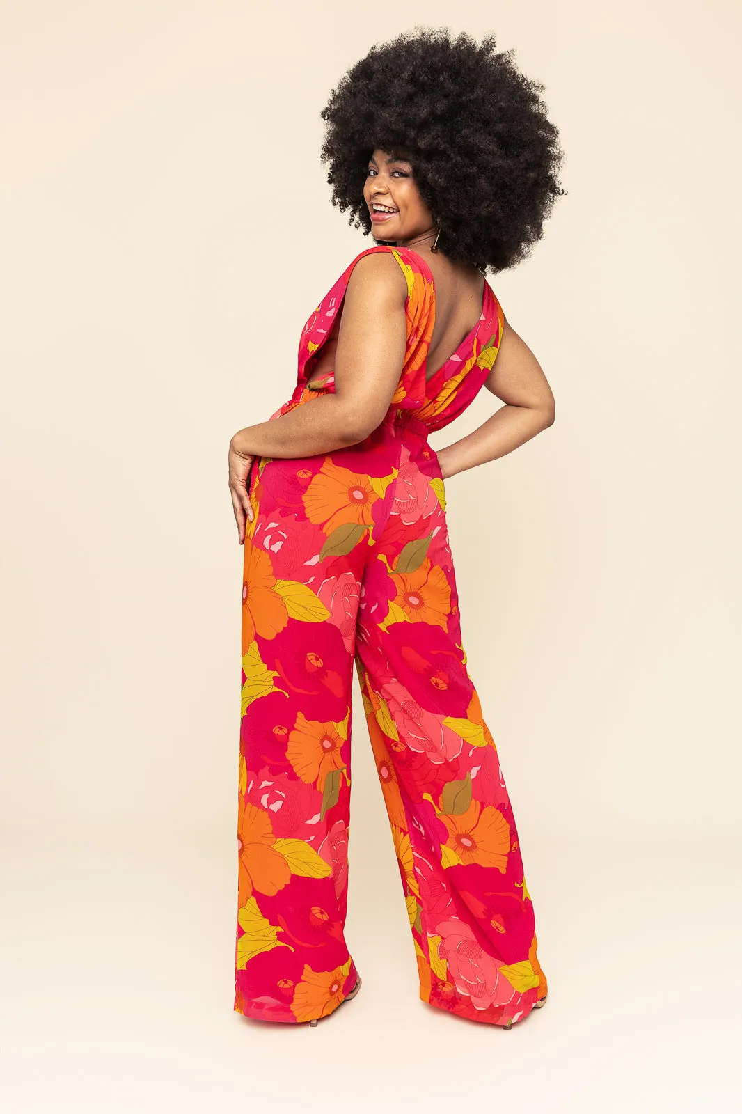 Bloom Plunge Jumpsuit (Re-Mixed)