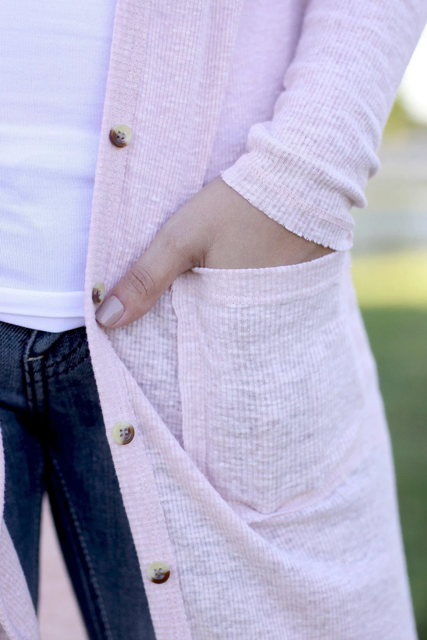 Blush Duster Cardigan