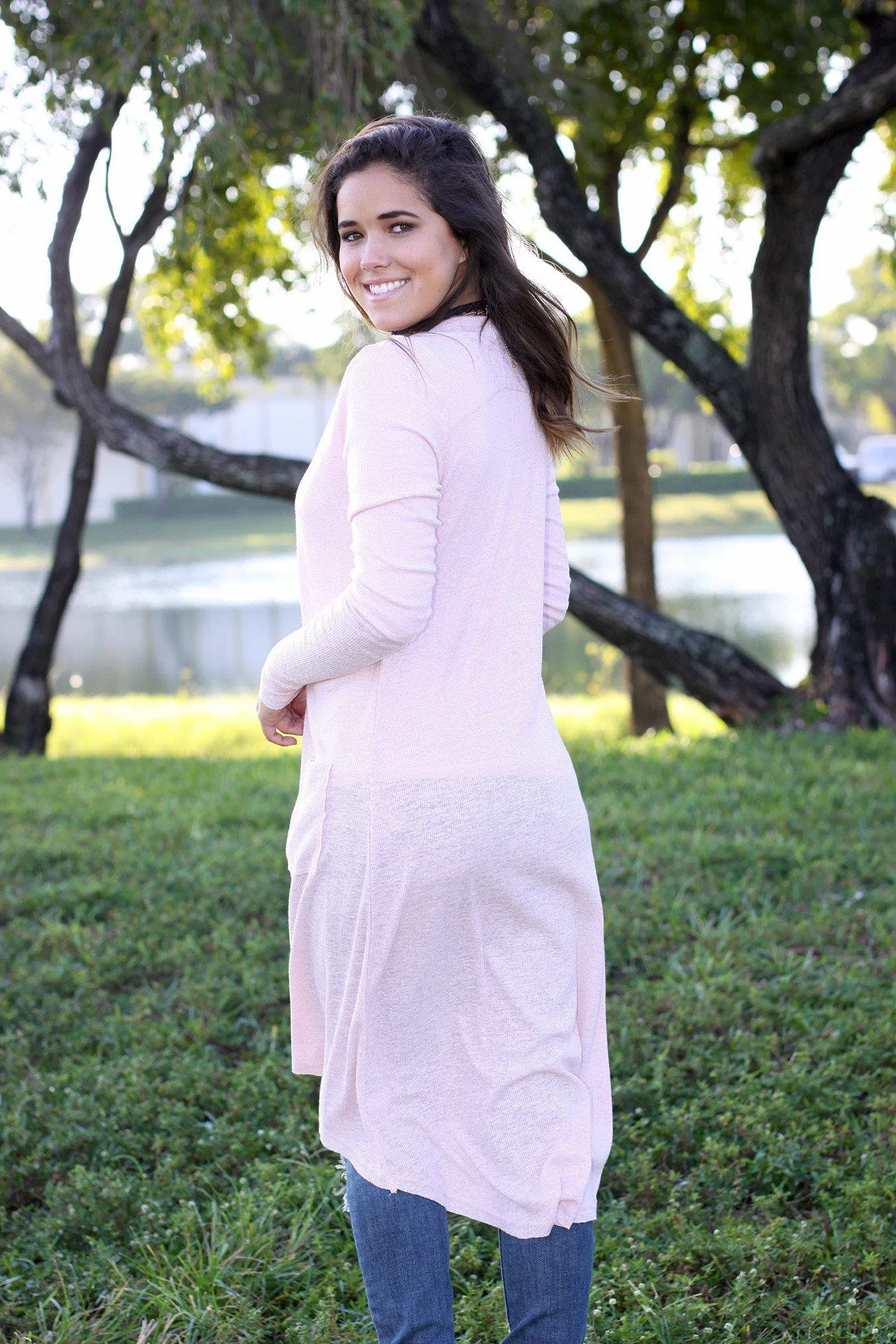 Blush Duster Cardigan