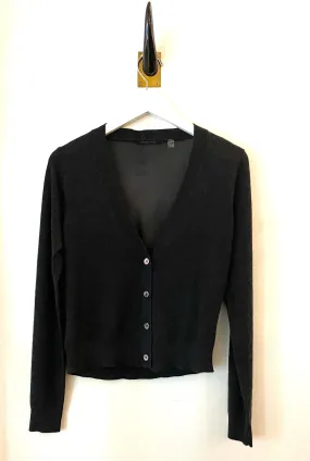 Brazeau Tricot Black Chiffon Top