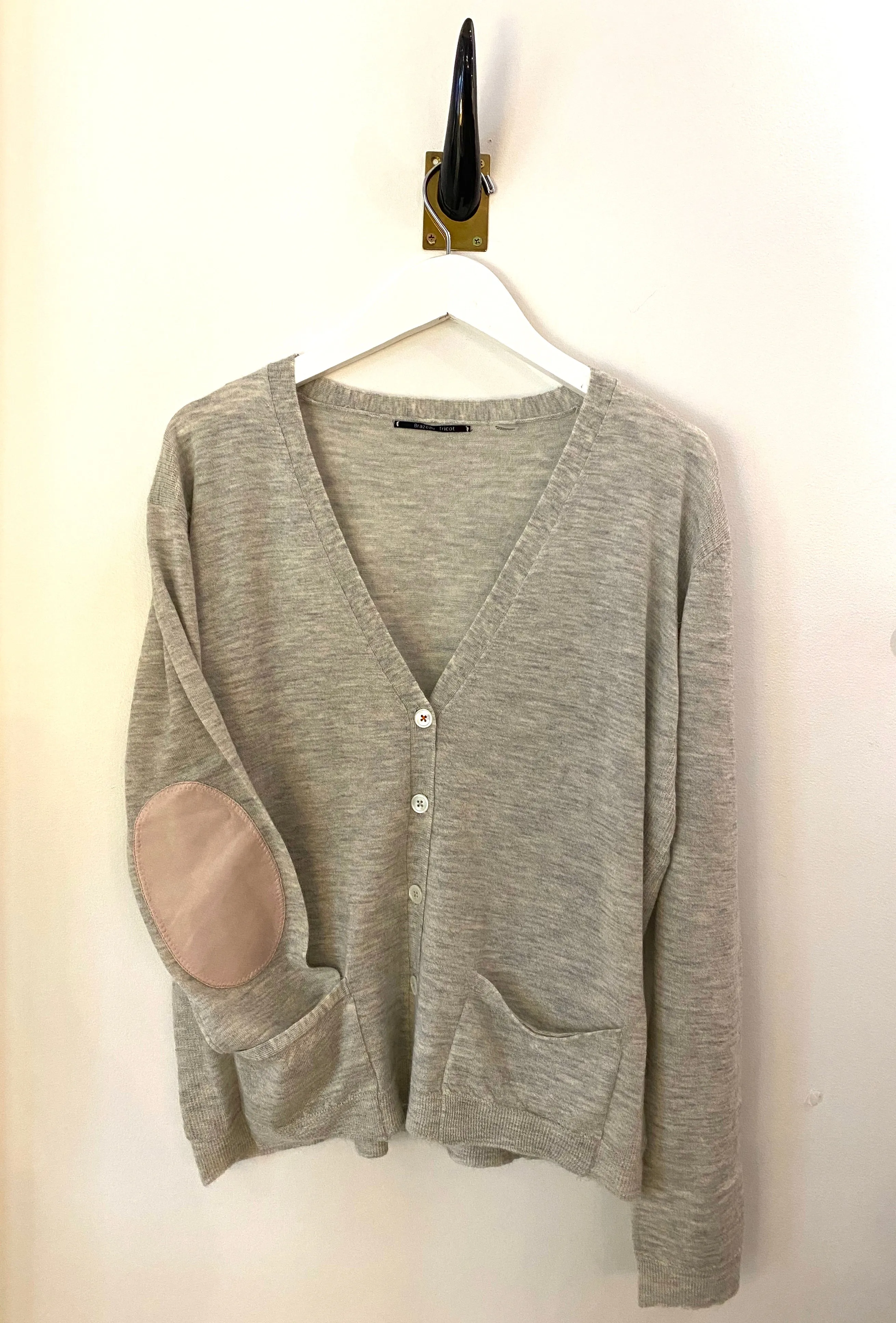 Brazeau Tricot Cashmere Boy Cardigan Sweater