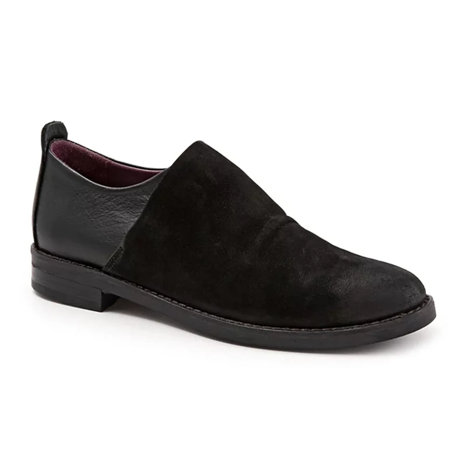 Bueno Passion Slip On (Women) - Black Nubuck