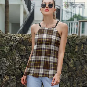 Burns Battalion Weathered Tartan Loose Halter Neck Camisole