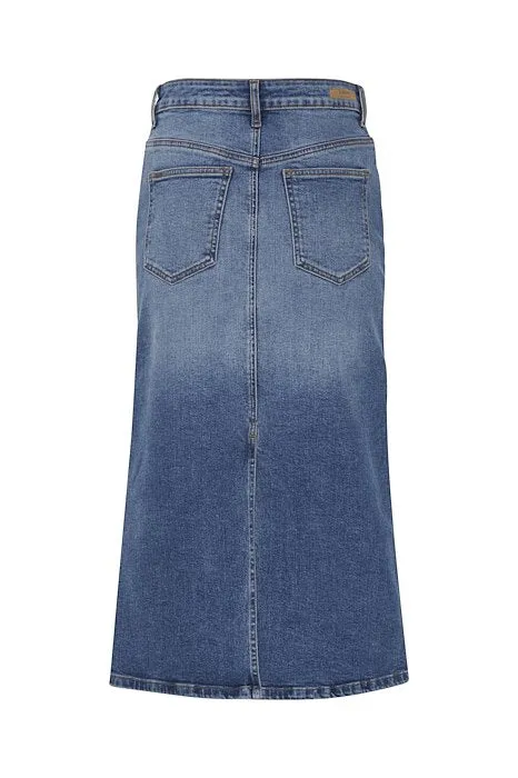 b.young Byleya Denim Skirt Midi