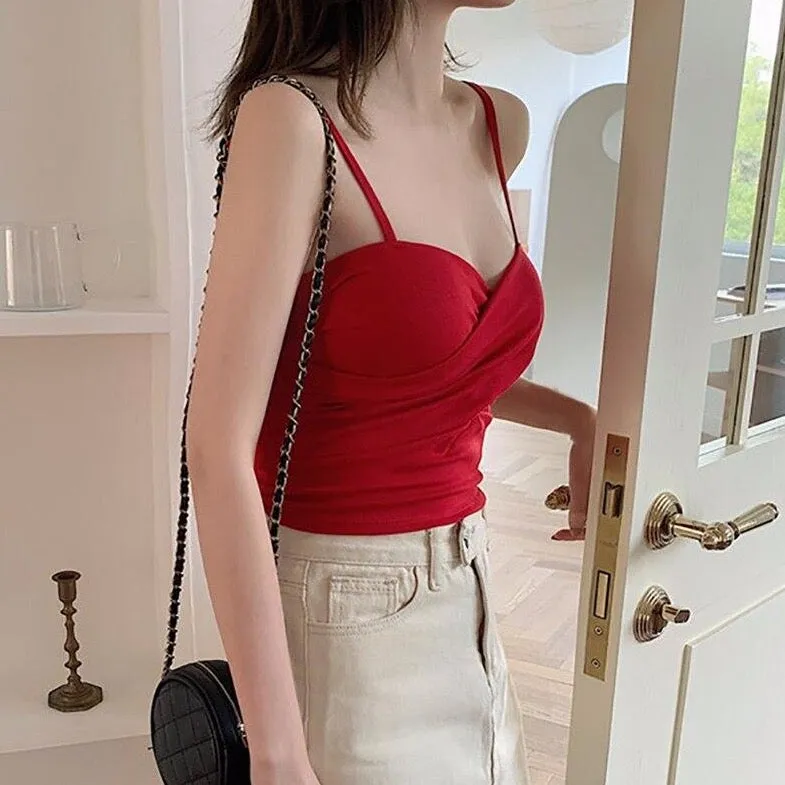 Camisole Top With Spaghetti Straps