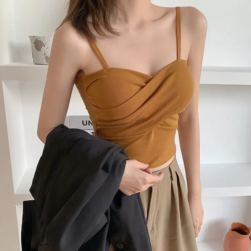 Camisole Top With Spaghetti Straps