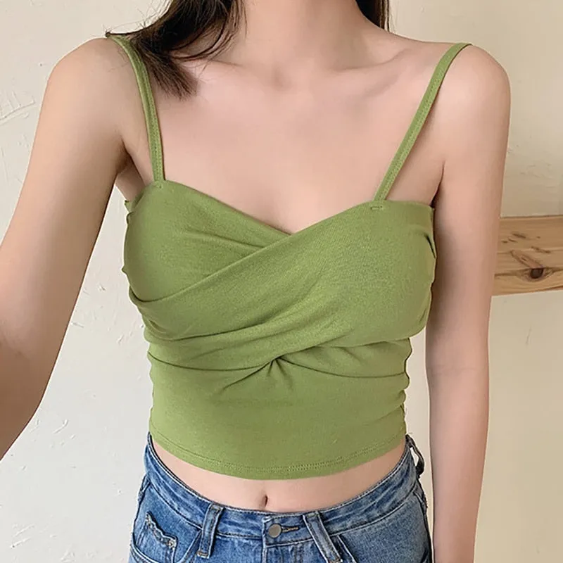 Camisole Top With Spaghetti Straps