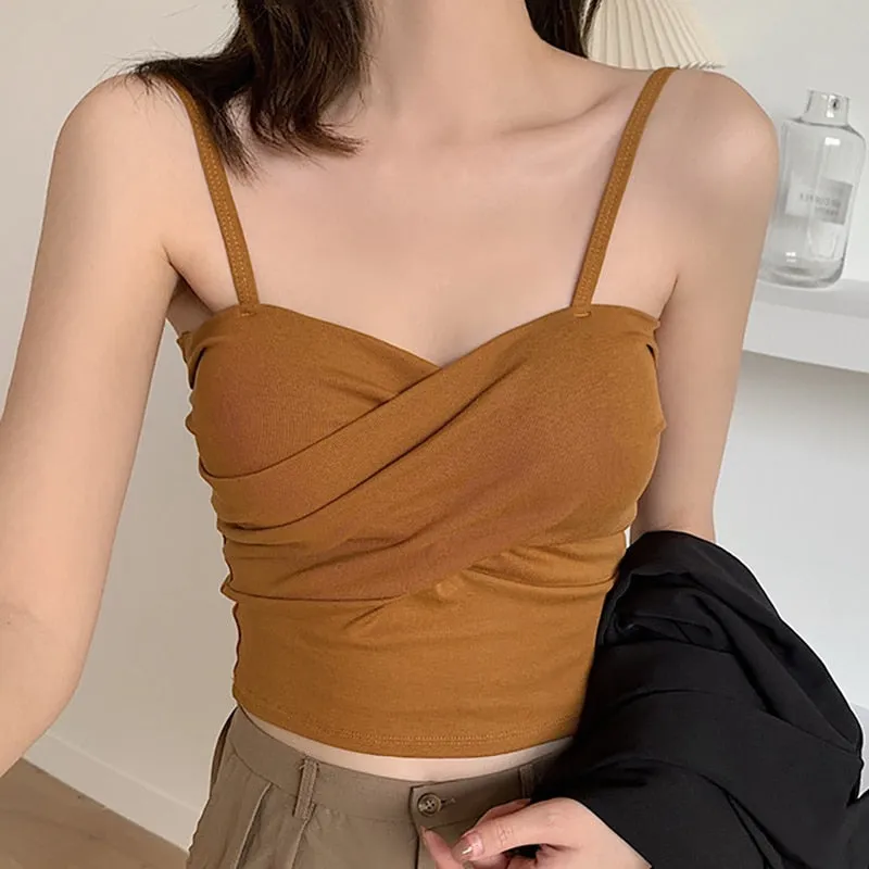 Camisole Top With Spaghetti Straps