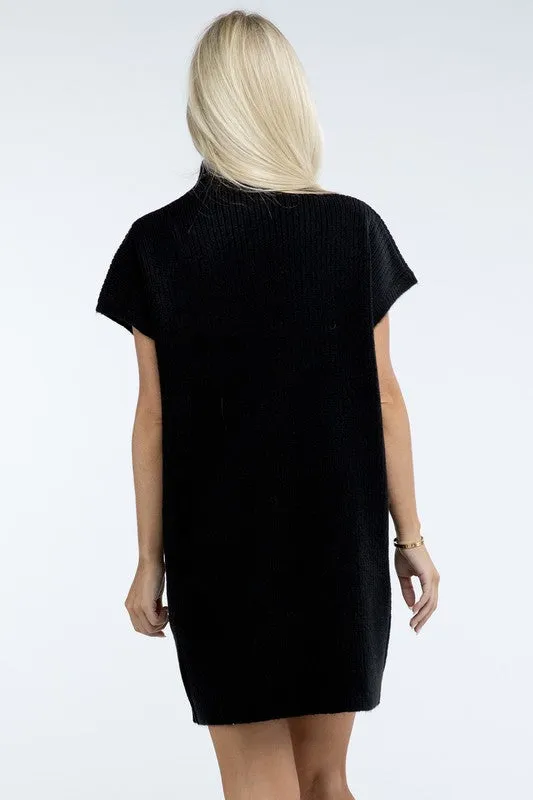 Camryn Mock Neck Sweater Dress