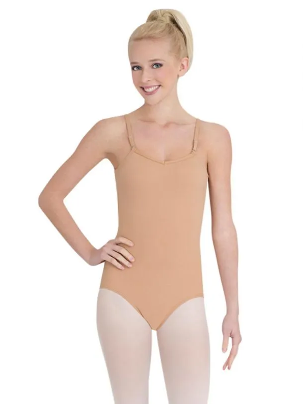 Capezio Camisole Nude Leotard with Adjustable Straps