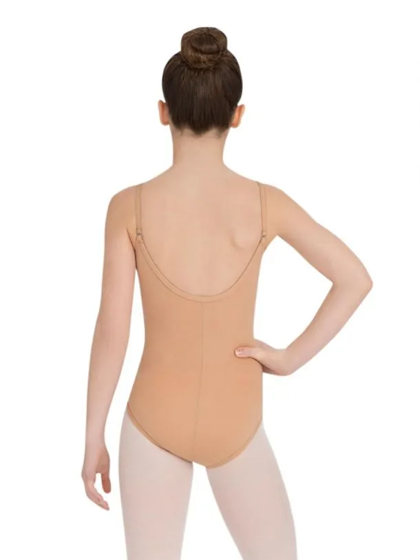 Capezio Camisole Nude Leotard with Adjustable Straps