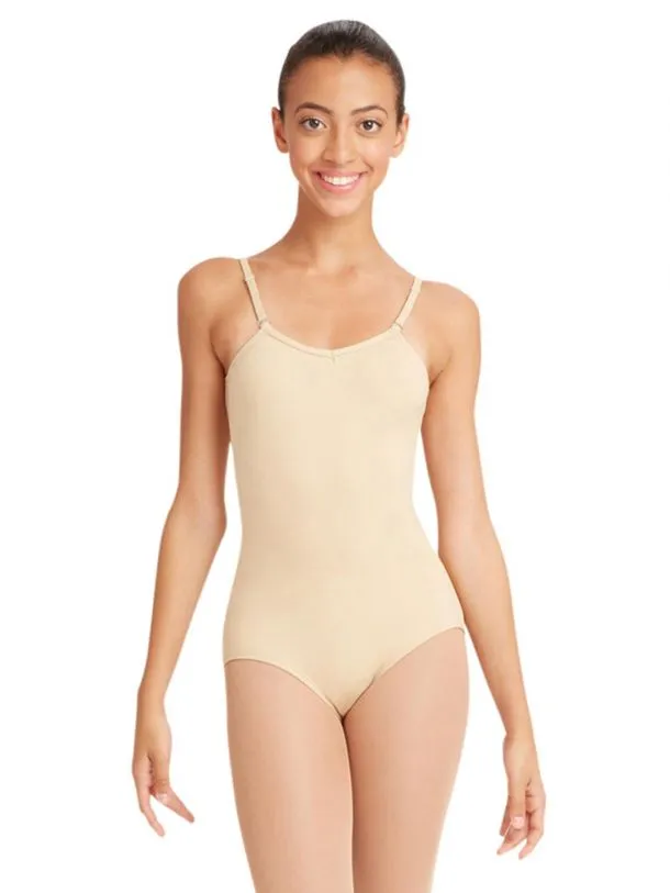 Capezio Camisole Nude Leotard with Adjustable Straps