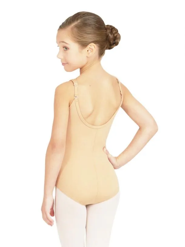 Capezio Camisole Nude Leotard with Adjustable Straps