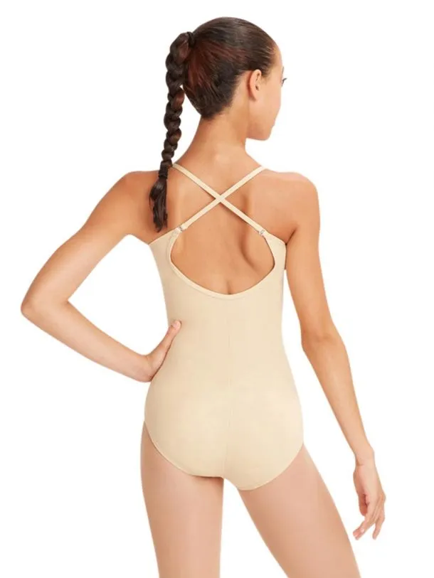 Capezio Camisole Nude Leotard with Adjustable Straps