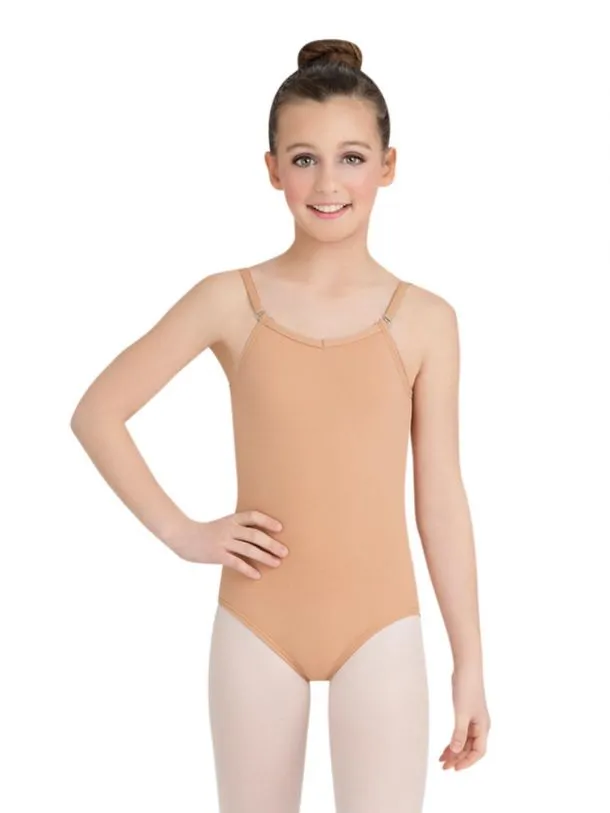 Capezio Camisole Nude Leotard with Adjustable Straps