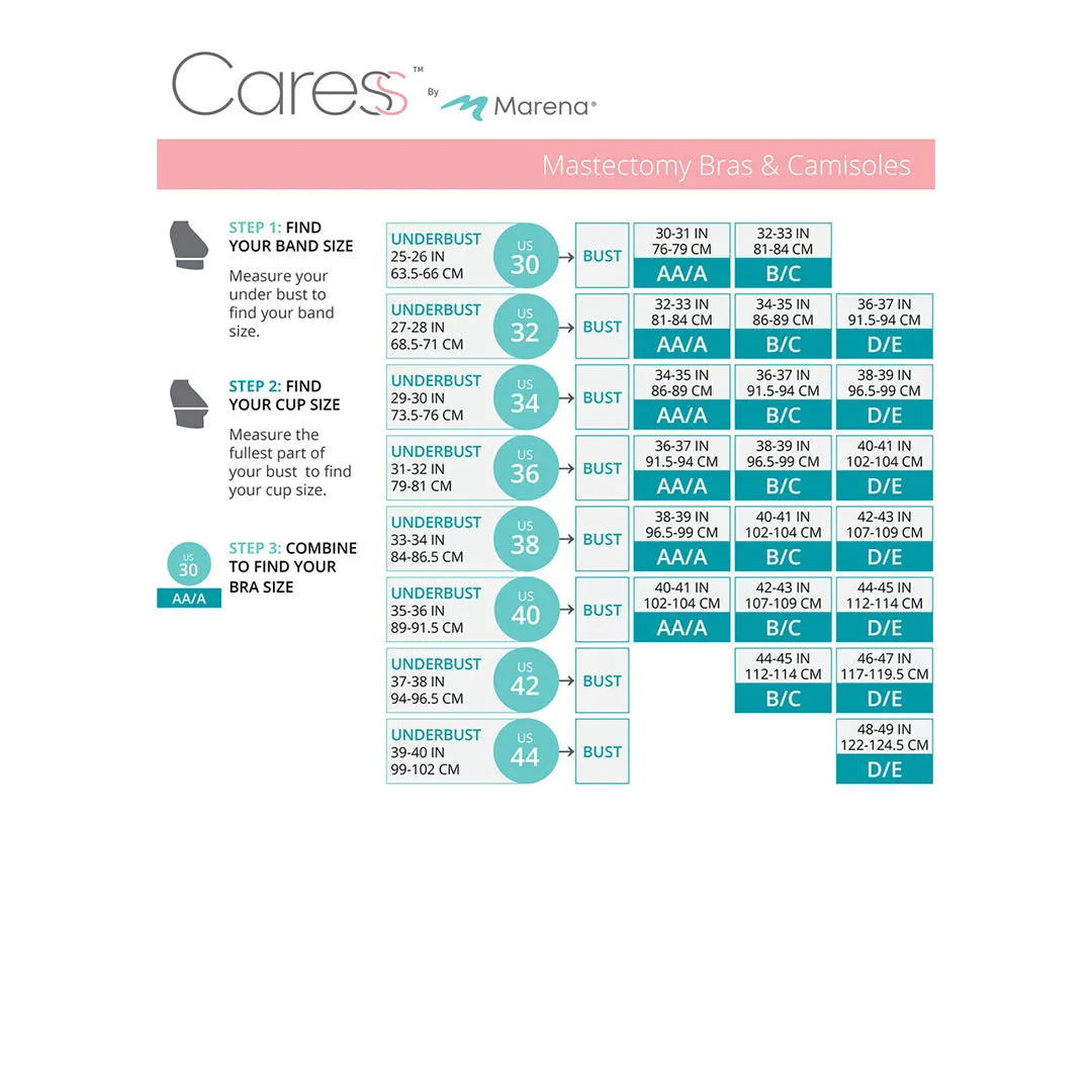 Caress™ Pocketed CamiBra - Style No. CAR-817P-01, CAR-817P-10, CAR-817P-11