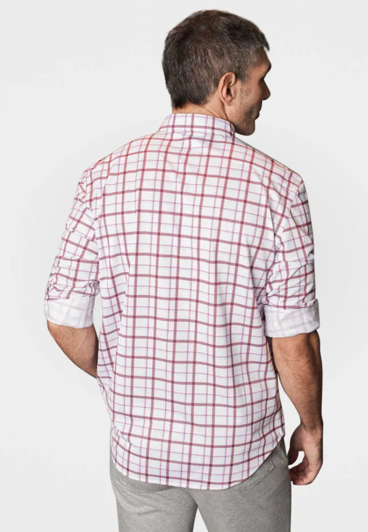 Carnaby Plaid Long Sleeve Tech Shirt