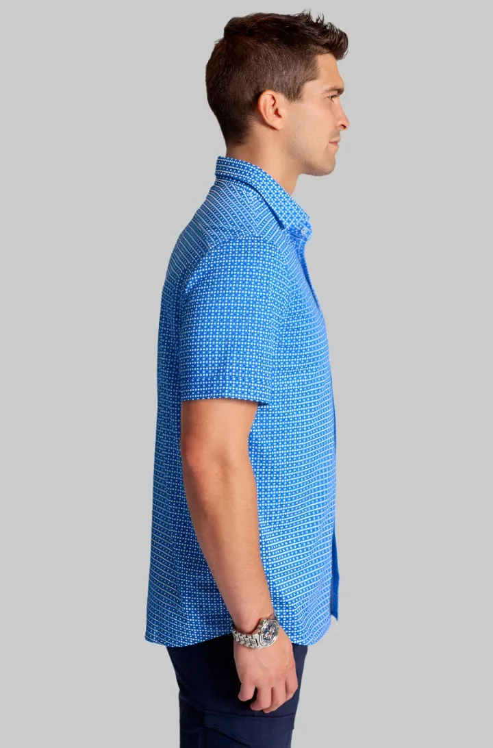 Castille Check Short Sleeve Tech Shirt