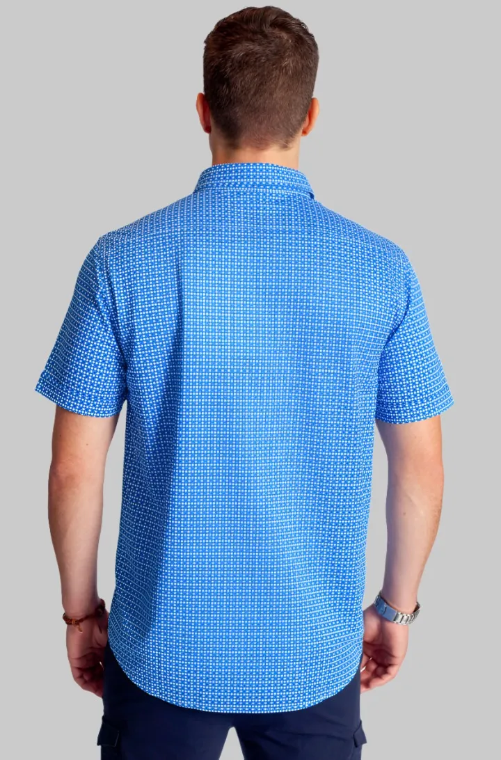 Castille Check Short Sleeve Tech Shirt