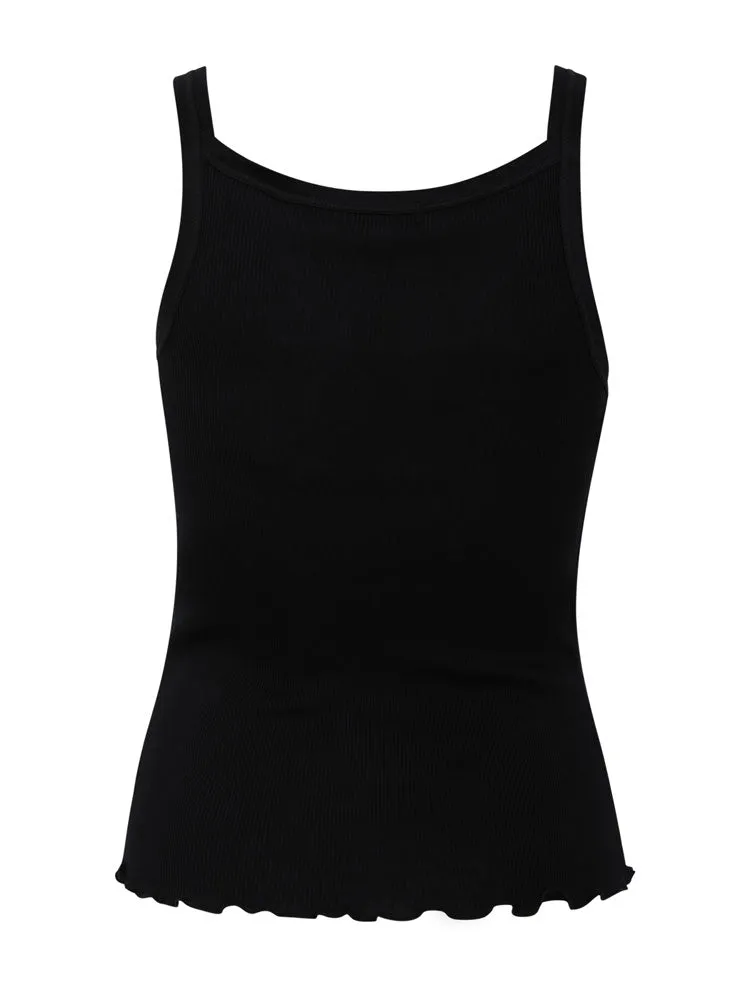 CC Heart Poppy Camisole Black