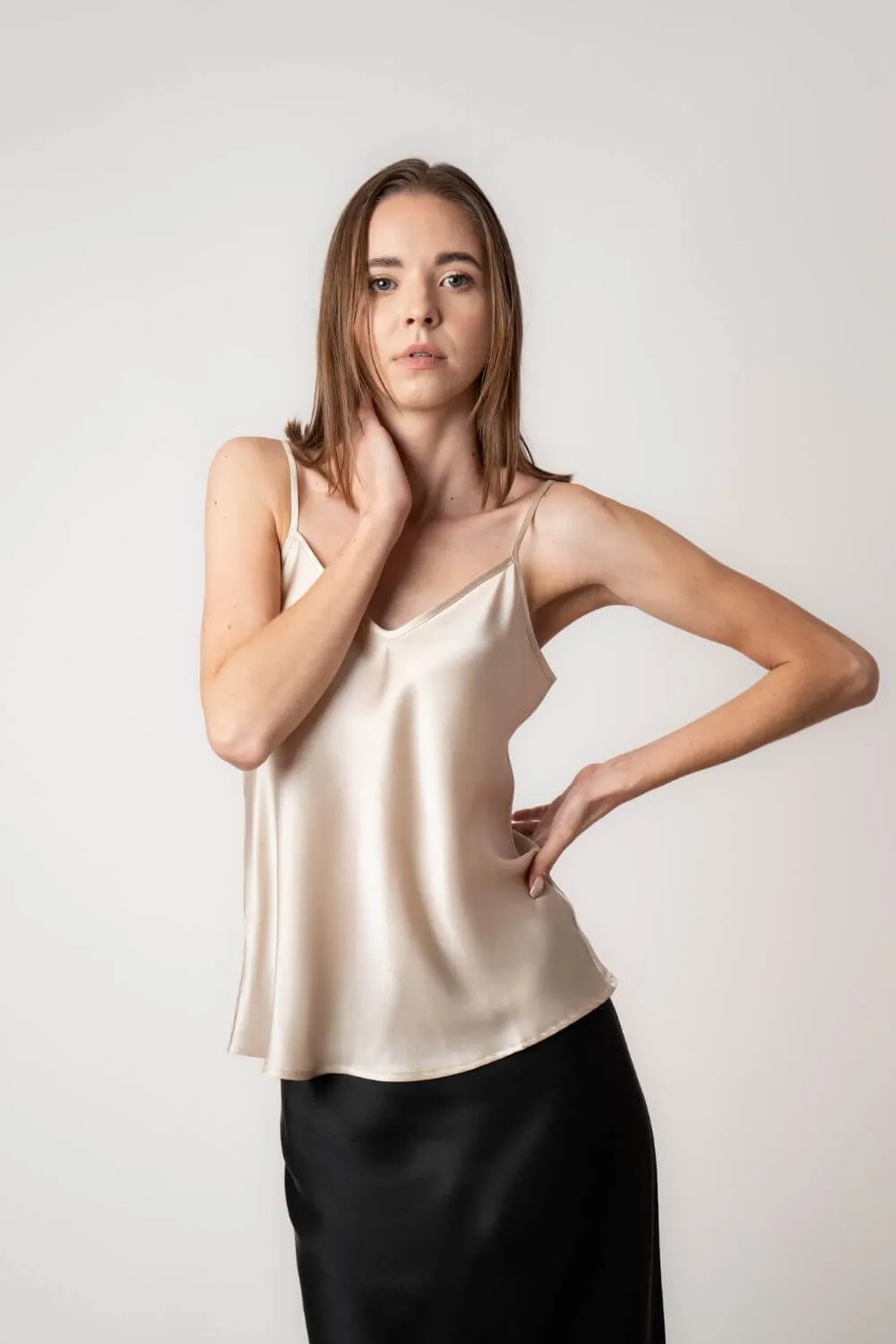 Champagne Silk Camisole