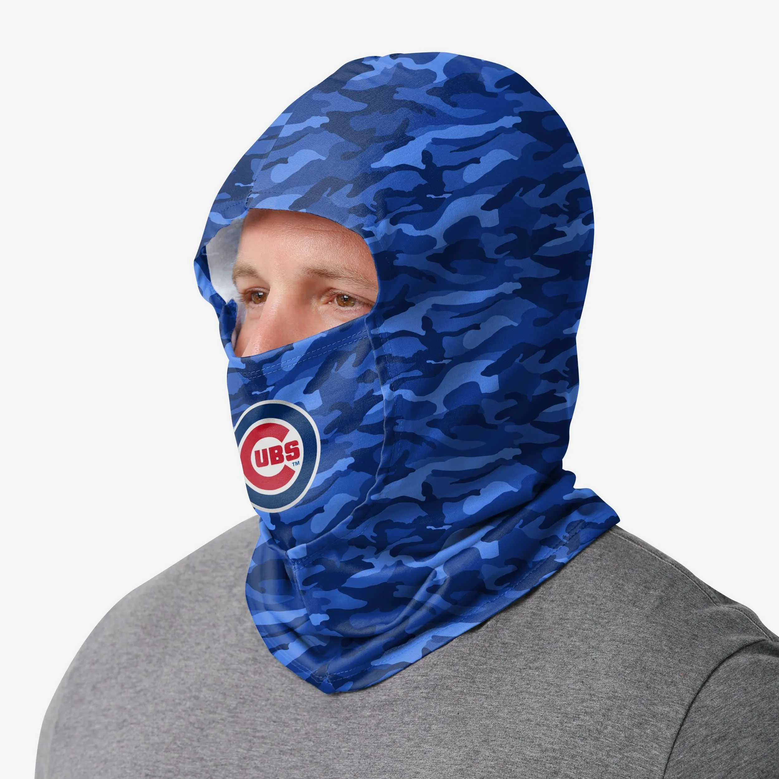 Chicago Cubs Camo Lightweight Hooded Gaiter